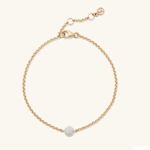 Mejuri- Pavé Diamond Round Bracelet